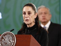 La jefa de Gobierno de la Ciudad de México, Claudia Sheinbaum resaltó que el reporte de DNV habla de una falla estructural. EFE/J. Méndez
