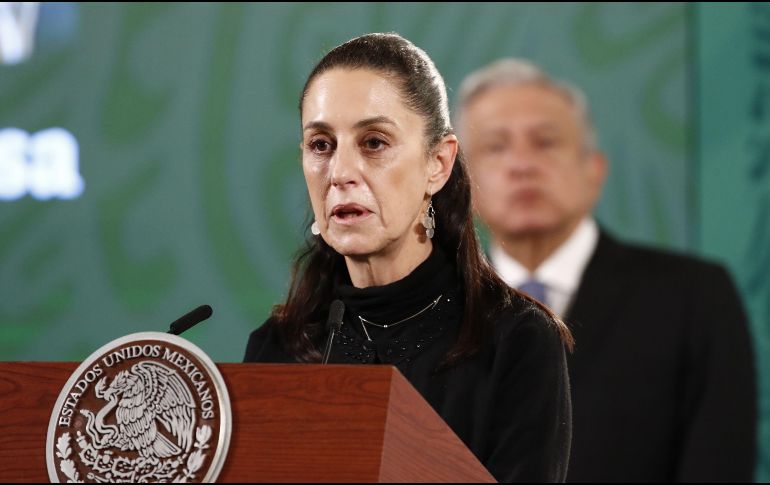 La jefa de Gobierno de la Ciudad de México, Claudia Sheinbaum resaltó que el reporte de DNV habla de una falla estructural. EFE/J. Méndez