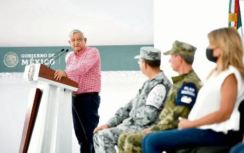 El Presidente estuvo en Sonora para inaugurar las instalaciones de la Guardia Nacional. ESPECIAL