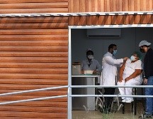 DONACIÓN. Este es el lote número 17 que llega a Honduras. AP