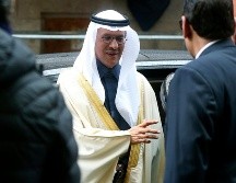 El príncipe Abdulaziz bin Salman Al-Saud, ministro de Energía de Arabia Saudita, arriba a la sede de la reunión en Viena, Austria. AP/R. Zak
