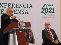 AMLO dice que espera terminar el libro el 1 de septiembre cuando sea el tercer informe de gobierno. SUN/G.Espinosa