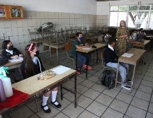 La excepción serán solo las escuelas que tengan grupos de más de 40 alumnos y cuyos espacios no cuenten con ventilación adecuada. XINHUA/ARCHIVO