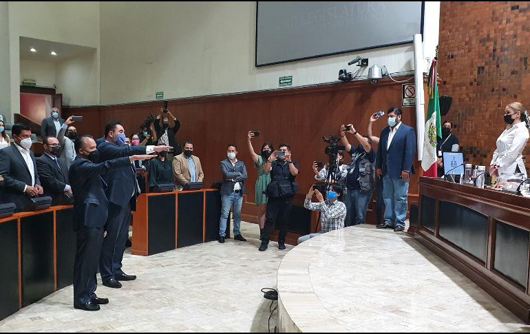 En sesión del Congreso se aprobó la ratificación de Ricardo Suro Estebes y Armando Ramírez Rizo como magistrados. EL INFORMADOR/R. Rivas Uribe