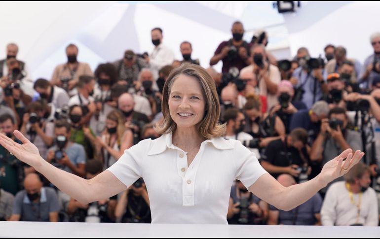 JODIE FOSTER. La actriz, durante un encuentro con los medios en Cannes. AP