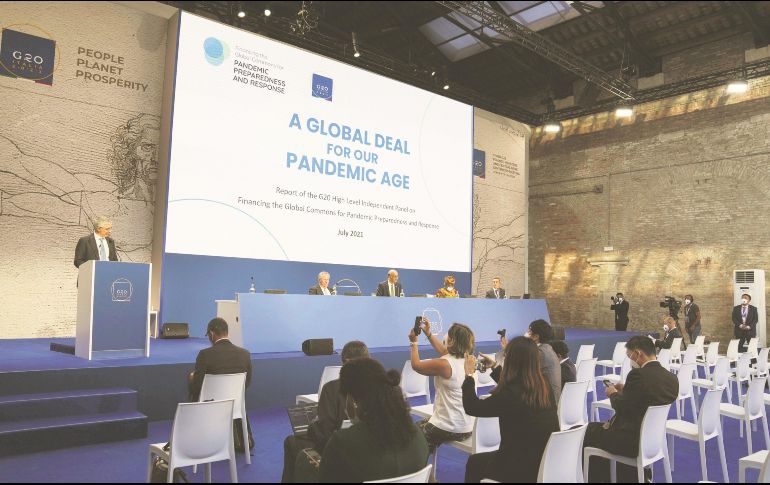 La reunión en Venecia de miembros del G20 es la primera luego del inicio de la pandemia por coronavirus. AP/L. Bruno
