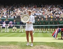 Es el segundo título de Grand Slam para Barty, que ganó el Abierto Francés en 2019. EFE / N. Hall