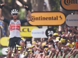 CÓMODO. El pedalista holandés volvió a ganar una etapa en el Tour tras cuatro años. AFP/ A. POUJOULAT