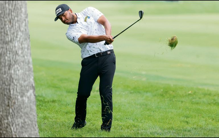 INSPIRADO. El colombiano busca su segundo campeonato de su carrera en el PGA Tour. AFP/ A.LYONS