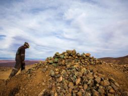 LABOR. El cobre se extrae en condiciones extremas. AFP