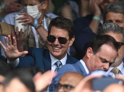 Tom Cruise pudo verse entre los espectadores de la final de la Eurocopa y de las dos finales de Wimbledon. EFE / N. Hall