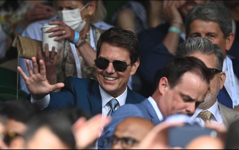 Tom Cruise pudo verse entre los espectadores de la final de la Eurocopa y de las dos finales de Wimbledon. EFE / N. Hall