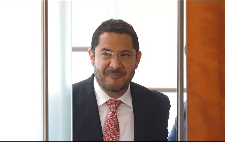 Martí Batres entregará mañana su solicitud para separarse del cargo como senador de la República. SUN/ARCHIVO