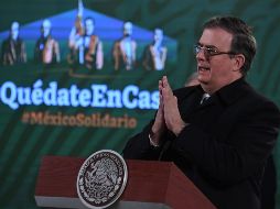 Desde las elecciones del pasado 6 de junio, se han intensificado los rumores de la sucesión de AMLO, para la que suenan con fuerza los nombres de Ebrard, canciller desde 2018. SUN / ARCHIVO