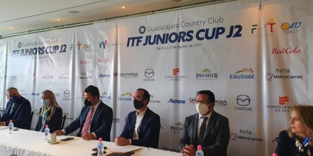 Presentan torneo Internacional de tenis en el Guadalajara Country Club