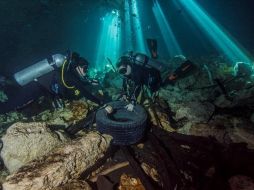 SANEAMIENTO. Parte del registro documental presenta los trabajos de distintas asociaciones y dependencias gubernamentales por limpiar nuestras aguas. K. Vilchis