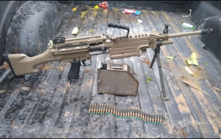 El hallazgo ocurrió en la carretera que va de Mazamitla a Manzanilla de la Paz. ESPECIAL / FGR en Jalisco