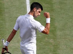 El jugador de Belgrado tiene en la mano la posibilidad de conquistar el llamado Golden Slam. Es decir, los cuatro Grand Slams y la medalla de oro olímpica en un mismo año.  AFP/P. NICHOLLS
