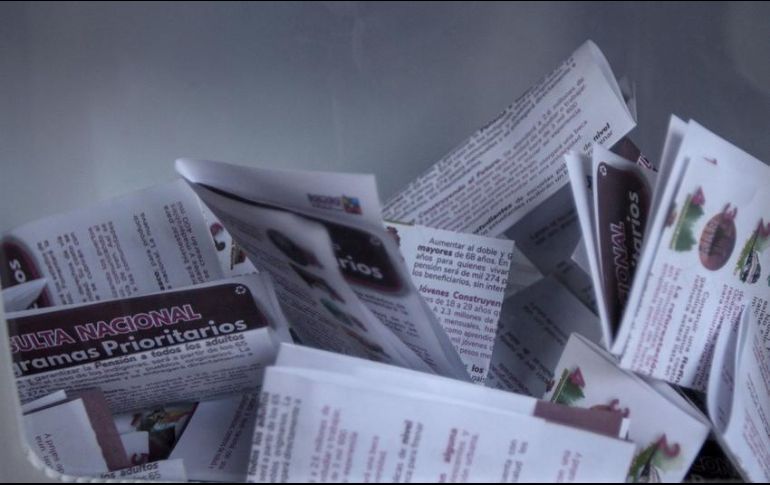 La consulta popular a nivel federal tendrá un costo de 520 millones de pesos. NTX/ARCHIVO