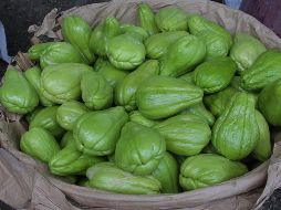 El chayote es un alimento con pocas calorías y una excelente fuente de fibra. EL INFORMADOR/ARCHIVO