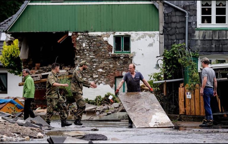 Las tormentas de los últimos días han provocado severas inundaciones tanto en Alemania como en Bélgica. EFE/F. Vogel