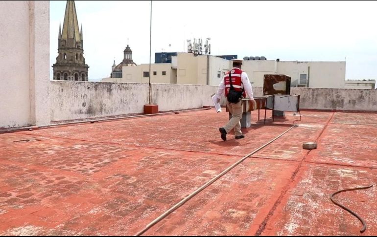 El área en la que se llevan a cabo estas verificaciones comprende 334 cuadras. ESPECIAL/Protección Civil de Guadalajara