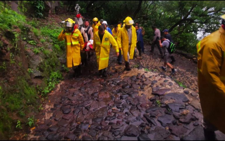 Ambas víctimas fueron llevadas a un puesto de socorro para su atención médica. ESPECIAL