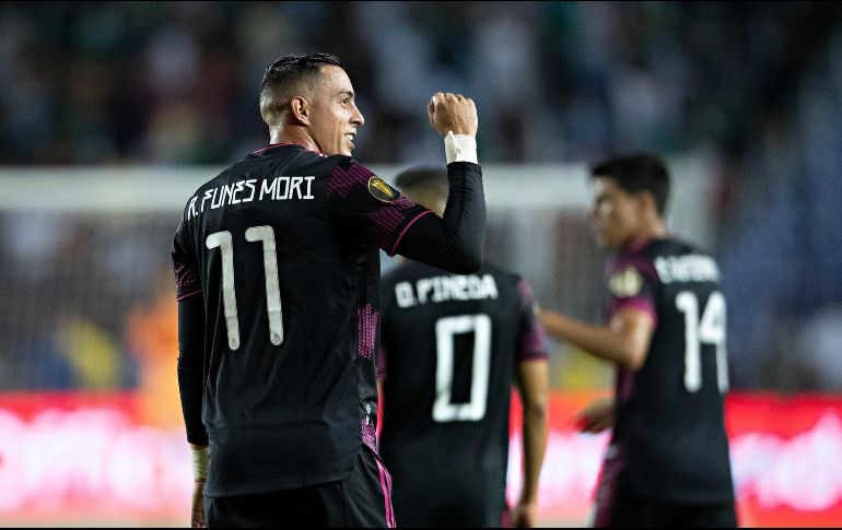 REFERENTE. Rogelio Funes Mori suma 3 goles en 3 partidos con México. 2 de ellos los ha marcado en esta Copa Oro 2021. IMAGO7