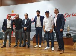 Exjugadores de Tecos se enfrentaron en un juego contra algunos actores reconocidos de la televisión mexicana, en el marco del 50 aniversario del equipo. EL INFORMADOR / D. Reos