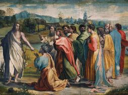 «Se compadeció de ellos, porque andaban como ovejas sin pastor». WIKIMEDIA/«Encargo de Cristo a Pedro», de Rafael Sanzio.