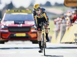 El belga logró imponerse en la penúltima etapa. AFP/A. Poujoulat