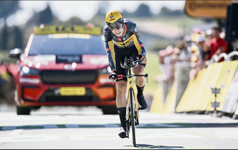 El belga logró imponerse en la penúltima etapa. AFP/A. Poujoulat