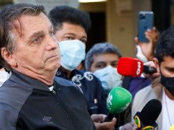 Bolsonaro fue internado tras sufrir un dolor abdominal agudo y una crisis de hipo que ya duraba más de diez días. AFP / M. Schincariol