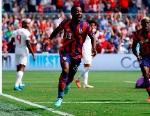 Shaquell Moore marcó el gol más rápido de Estados Unidos en la historia de la Copa de Oro. . EFE/C. RAMÍREZ
