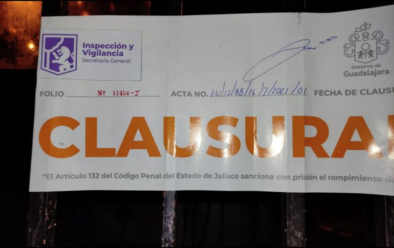 Las autoridades tapatías recordaron que en caso de reincidencia se tendrá “cero tolerancia” y se aplicarán multas por hasta 279 mil pesos. CORTESÍA/AYUNTAMIENTO DE GUADALAJARA