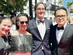 TALENTO. Mónica Moreno, Diana Bustamante, Julio Chavezmontes y Maxx Tsai, productores de cine.CORTESÍA