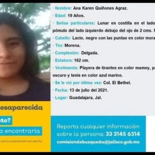 Desaparición de Ana Karen apunta a ausencia voluntaria: Fiscalía