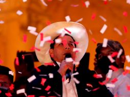 Castillo fue candidato de Perú Libre, partido que se considera afín al socialismo y al marxismo-leninismo. EFE / P. Aguilar