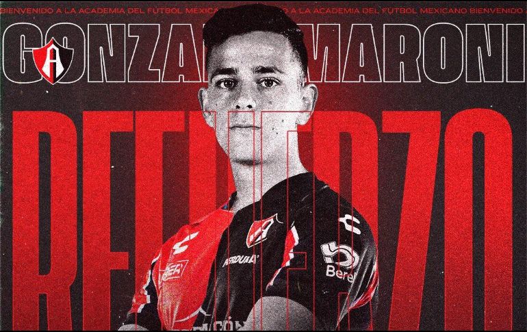 En toda su carrera, Maroni ha disputado 66 partidos y ha anotado ocho goles y dado dos asistencias. Ahora pondrá su talento al servicio de los rojinegros. TWITTER/@atlasfc