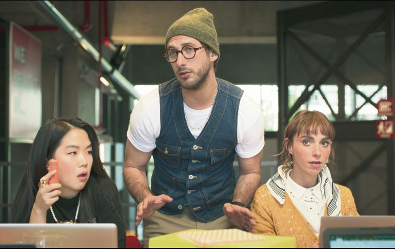 SEBASTIÁN ZURITA. El histrión en una escena de la cinta “Fondeados”. CORTESÍA/ NETFLIX