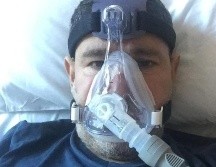 Abderrahmane Fadil se contagió de covid-19 y estuvo varios días en el hospital con oxígeno.