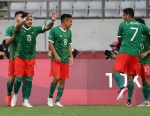 SUPERIORES. El Tri mostró más hambre y calidad en el terreno de juego y terminó goleando a la escuadra francesa. AFP/F. FIFE