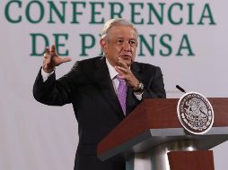 AMLO afirmó que en el encuentro solo estuvieron ellos dos reunidos. SUN / C. Mejía