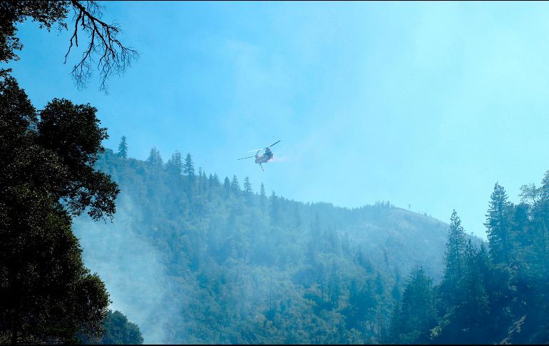 Según informó el Servicio Forestal de Estados Unidos, el fuego de 