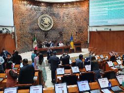 En sesión de pleno se rechazó la petición de que la iniciativa de reforma a la Ley del Instituto de Pensiones del Estado fuera remitida a la Comisión de Estudios Legislativos. EL INFORMADOR/R. Rivas