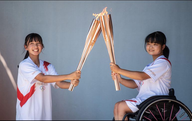 Ensayo de la ceremonia de inauguración de Tokio 2020. AFP / P. Fong