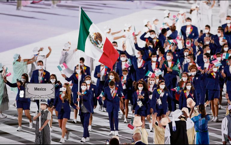 Así lució la delegación mexicana la ceremonia inaugural. MEXSPORT
