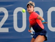 El domingo Renata Zarazúa volverá a la cancha, esta vez acompañada de Giuliana Olmos, en la competencia de dobles femenil. EFE/K. Försterling