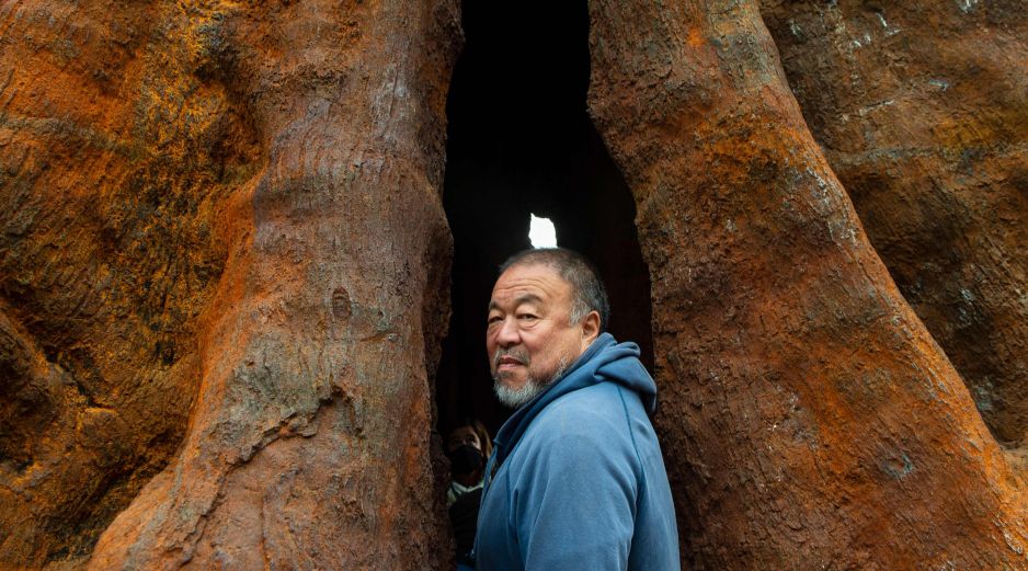 Ai Weiwei. El artista chino hace un llamado a proteger la naturaleza con su nueva exposición, titulada: “Ai Weiwei: Entrelazar, Pequi vinagreiro, Raíces, Figuras humanas”. EFE/M. Riopa