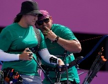El dueto de México conformado por Alejandra Valencia y Luis Álvarez venció 6-2 al de Turquía, integrado por Yasemin Anagoz y Mete Gazoz, en el juego por el bronce. AP / A. Tarantino